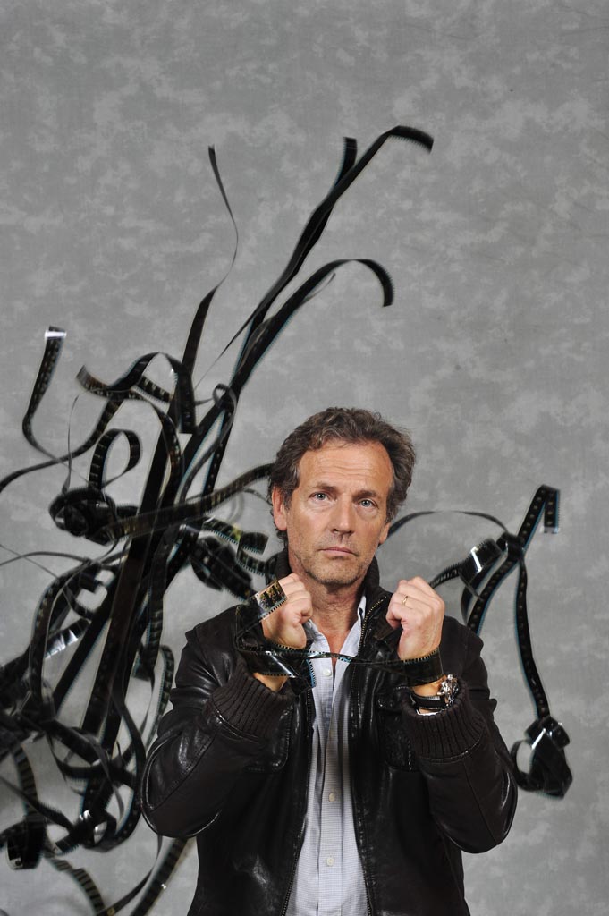 Portraits of actor Stephane Freiss